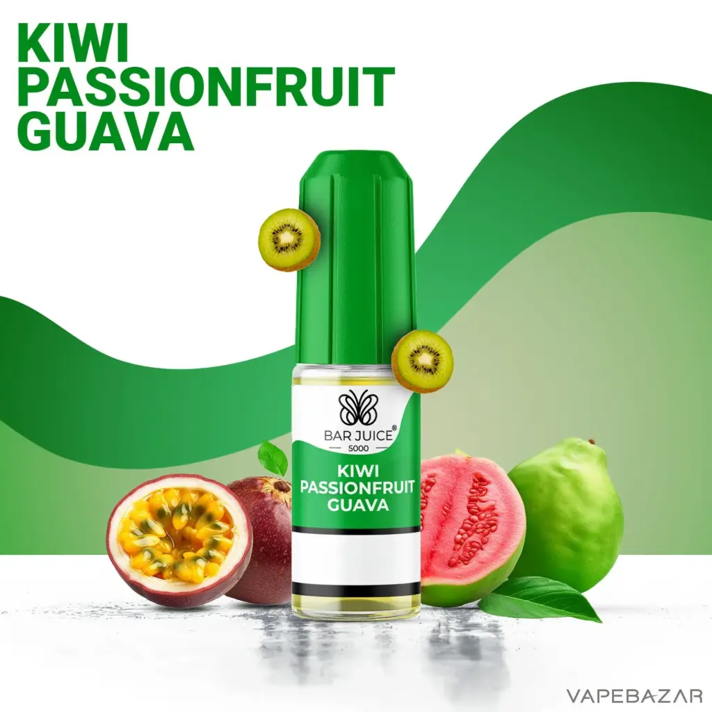  Bar Juice - Kiwi Passionfruit Guava 5000 3 For £10 