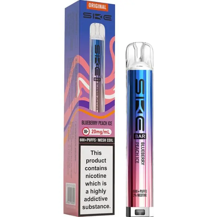 SKE Crystal  Blueberry Peach Ice 600   