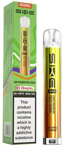 SKE Crystal Kiwi Passion Fruit Guava 600    