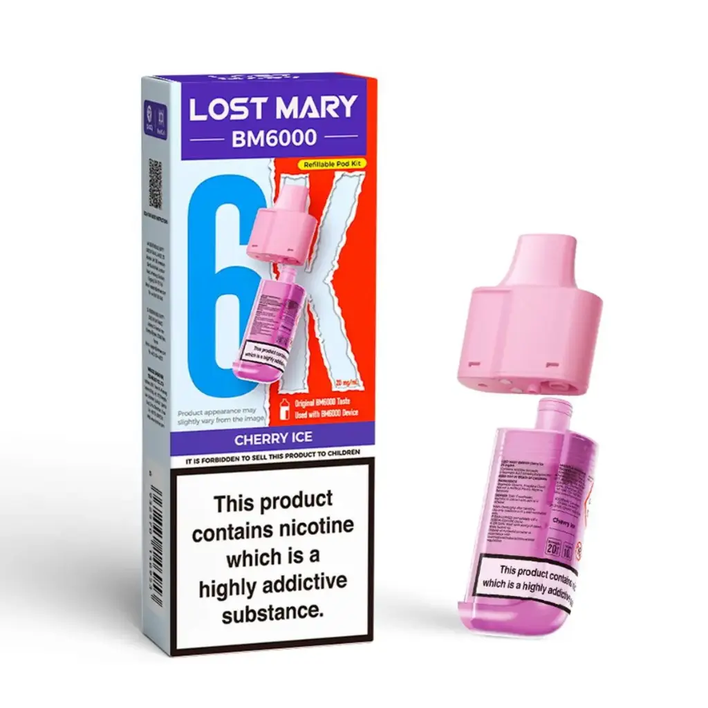 The Lost Mary BM6000  Cherry Ice  pods  